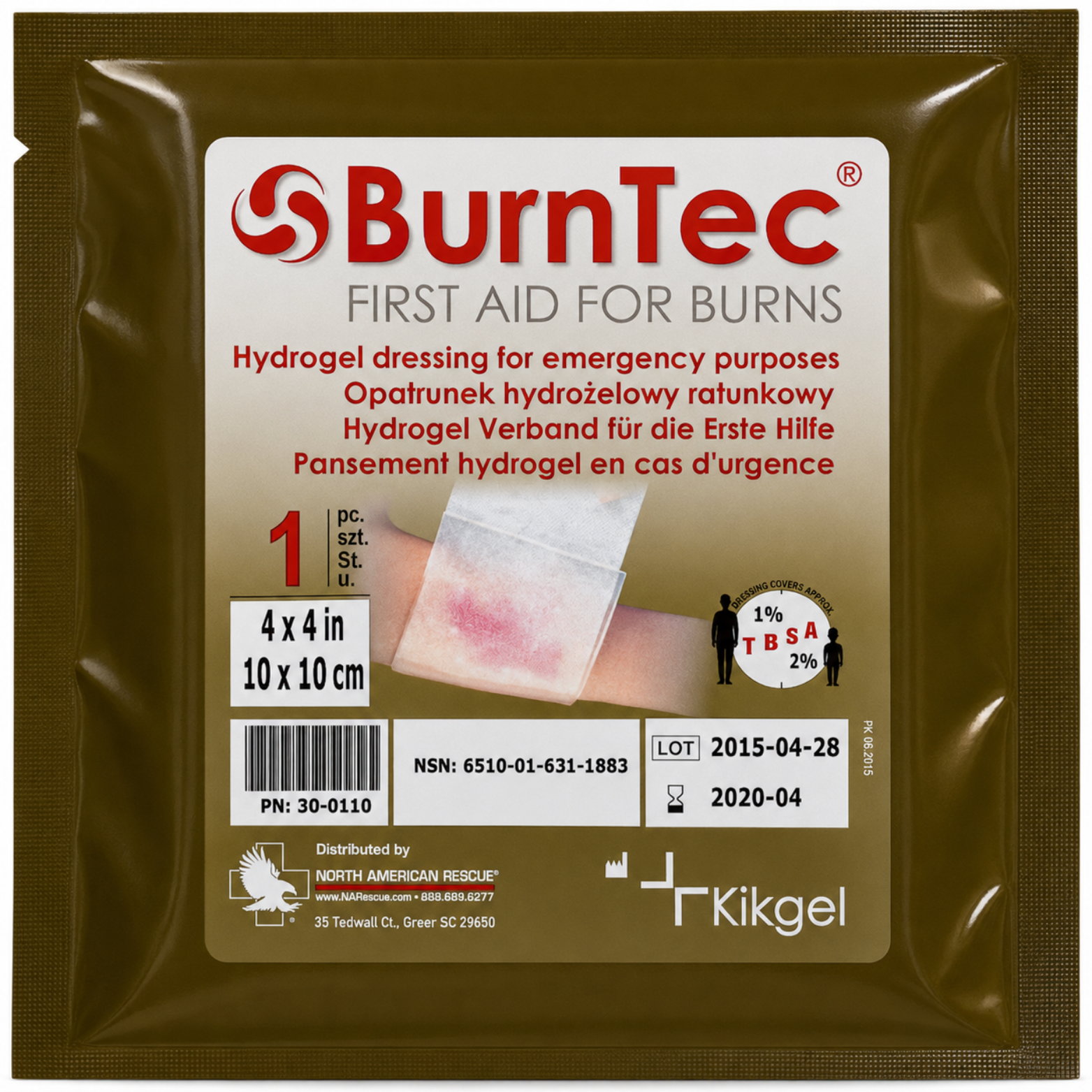 BURNTEC BURN DRESSING – Philippine Medic Rescue