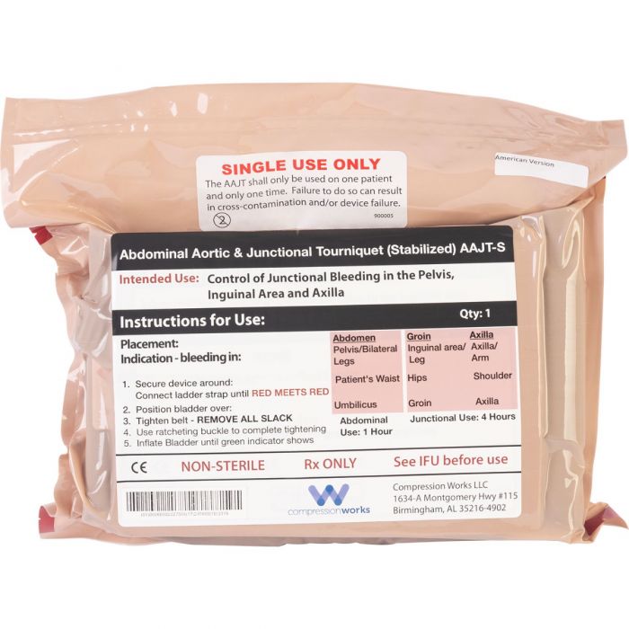 ABDOMINAL AORTIC AND JUNCTIONAL TOURNIQUET - STABILIZED (AAJT-S)