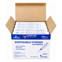 TOPCARE-DISPOSABLE SYRINGE WITH NEEDLE