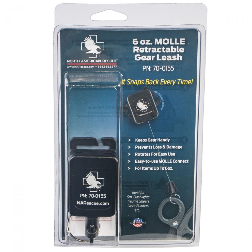 6 OZ MOLLE RETRACTABLE GEAR LEASH