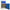 BEDSIDE CABINET, PLASTIC (BLUE)
