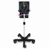 BP STAND WITH WHEELS , METAL BASE