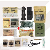 INDIVIDUAL FIRST AID KIT, 17PCS REFILL RHINO