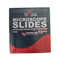 GLASS SLIDES  FROSTED 72's