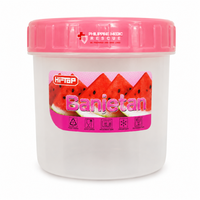 PLASTIC COTTON CANISTER (LARGE)