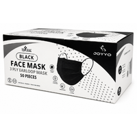 FACEMASK, EARLOOP, 3 PLY