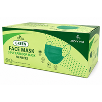 FACEMASK, EARLOOP, 3 PLY